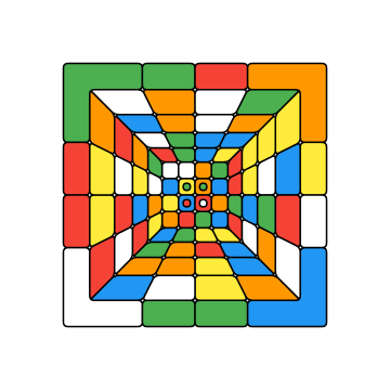 CubeIt solving a 4&times;4 cube, and back
