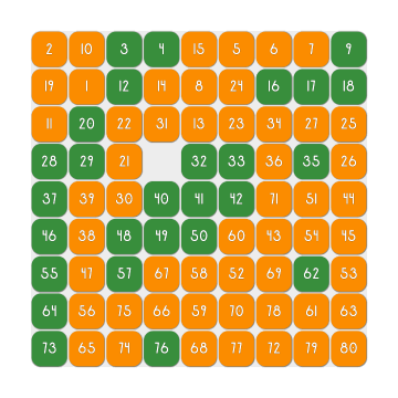 SquareIt solving a 9&times;9 board, and back